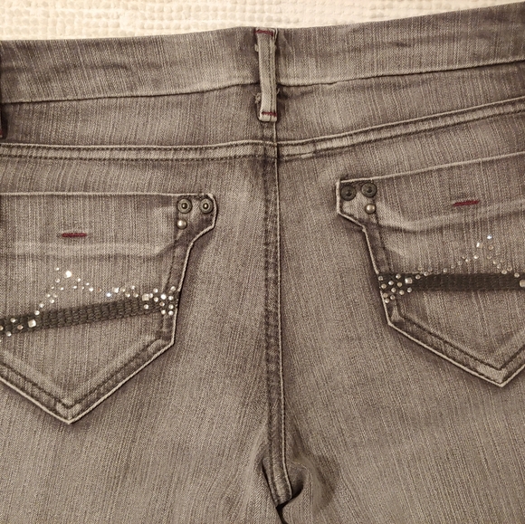 Code of Ethics Gray Skinny Jeans Size 7 - Picture 3 of 6